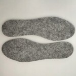Wkładki do butów filcowe szare grube 6 mm rozmiar 48