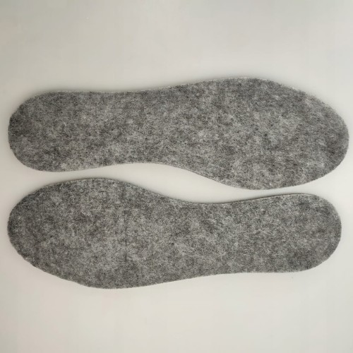 Wkładki do butów filcowe szare grube 6 mm rozmiar 48