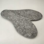 Wkładki do butów filcowe szare grube 6 mm rozmiar 48