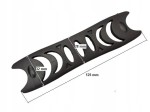 Rączka uchwyt plastikowa do torby walizki 125 / 28 mm czarny 1 sztuka