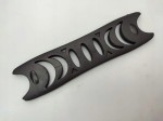 Rączka uchwyt plastikowa do torby walizki 125 / 28 mm czarny 1 sztuka