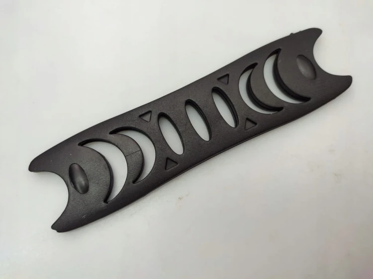Rączka uchwyt plastikowa do torby walizki 125 / 28 mm czarny 1 sztuka