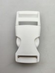 Klamra zatrzaskowa plastikowa 20 mm do paska 1 sztuka biały