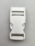 Klamra zatrzaskowa plastikowa 20 mm do paska 1 sztuka biały
