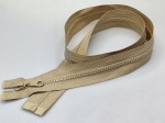 Zamek błyskawiczny rozdzielczy kostkowy # 5 beżowy 75 cm