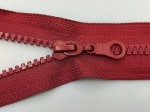 Zamek błyskawiczny rozdzielczy # 5 kostkowy 75 cm bordowy