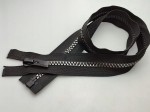 Zamek błyskawiczny rozdzielczy kostkowy # 8 czarny 75 cm