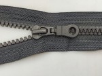 Zamek błyskawiczny rozdzielczy kostkowy # 5 szary 80 cm