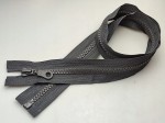 Zamek błyskawiczny rozdzielczy kostkowy # 5 szary 80 cm