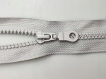 Zamek błyskawiczny rozdzielczy # 5 kostkowy 85 cm jasny szary