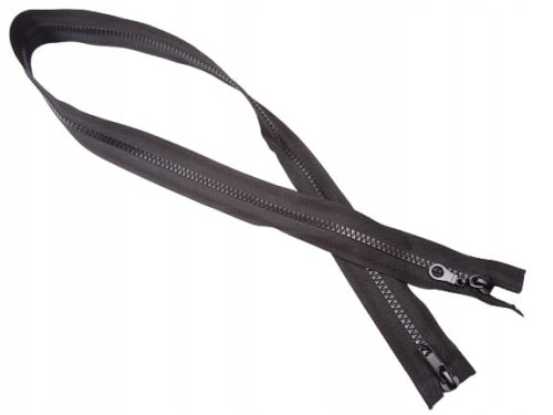Zamek błyskawiczny kostkowy # 5 DWUSUWAKOWY 85 cm czarny