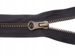 Zamek metalowy do kurtki 75 cm rozdzielczy # 5 stary chrom