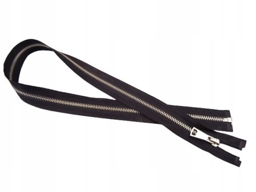 Zamek suwak metalowy rozdzielczy # 5 chrom 75 cm
