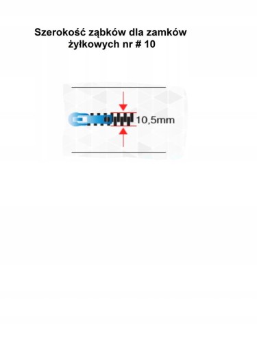 Taśma suwakowa gruba spiralna # 10 żyłkowa 1 metr khaki / oliwka