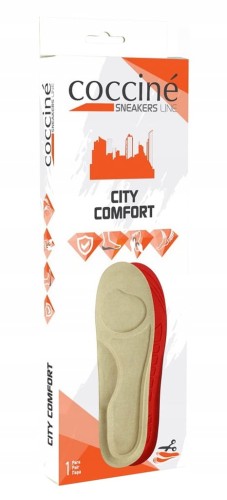 Wkładki Coccine City Comfort antybakteryjne pamięć kształtu 36 -39