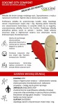 Wkładki Coccine City Comfort antybakteryjne pamięć kształtu 36 -39