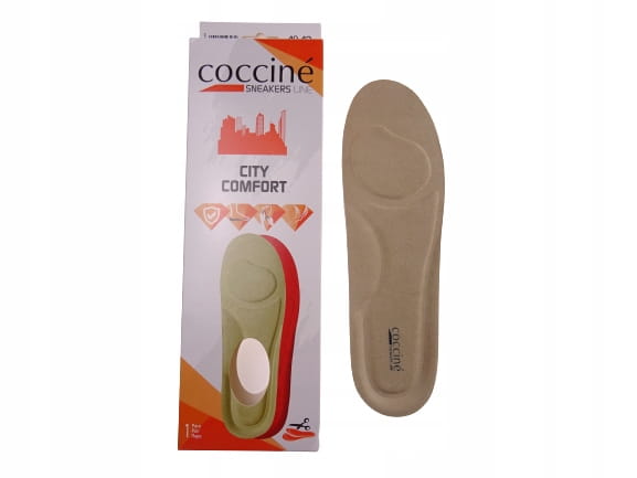Wkładki Coccine City Comfort antybakteryjne pamięć kształtu 36 -39