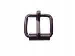 Klamra rymarska metalowa z rolką 16 / 12 / 2,5 mm czarna 1 sztuka (1)