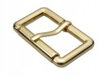 Klamra metalowa rymarska do paska odlew 40 / 19 / 6 mm złota 1 sztuka (12)