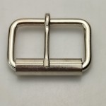 Klamra rymarska z rolką - niklowane do paska 40 mm nośność do 150 kg (11)