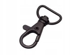 Karabińczyk kaletniczy ryba 16 mm czarny mat 10 sztuk (32)