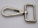 Karabińczyk metalowy do paska 32 / 60 mm srebrny (77)