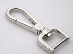 Karabińczyk metalowy do paska 20 / 60 mm srebrny (74)