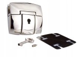Zamek zapięcie metalowe do torebki 50 x 46 mm nikiel
