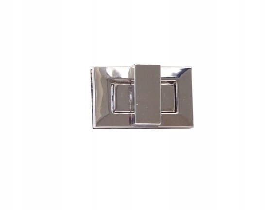 Zamek zapięcie metalowe do torebki torebki 32 / 18 mm nikiel