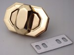 Zamek zapięcie do torebki torebki 42 / 28 mm kolor złoty