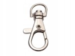 Karabińczyk metalowy do paska rybka 10 mm nikiel (1)