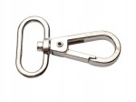 Karabińczyk metalowy 25 mm 2,5 cm do paska nikiel (17)
