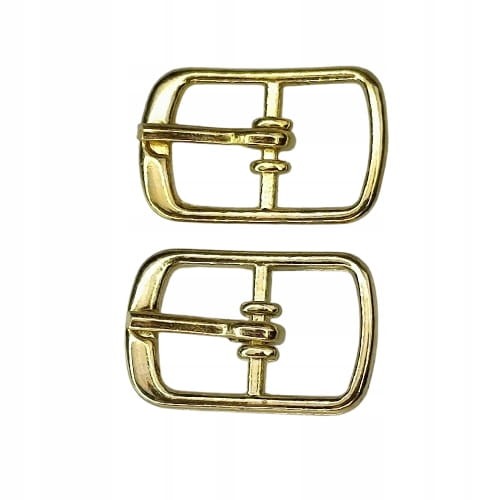Klamerki sprzączki do butów 10 mm złoty 2 szt (6)