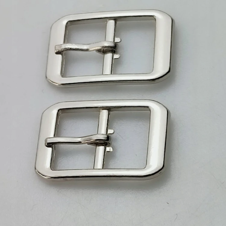 Klamerki sprzączki do butów 12 mm nikiel 2 sztuki (15)