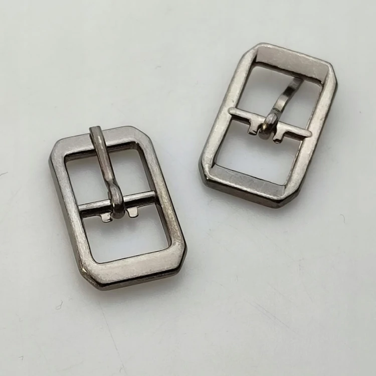 Klamerki sprzączki do butów 10 mm czarny nikiel 2 sztuki (9)