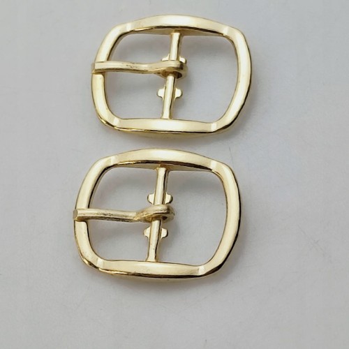 Klamerki sprzączki do butów 12 mm złoty 2 sztuki (17)