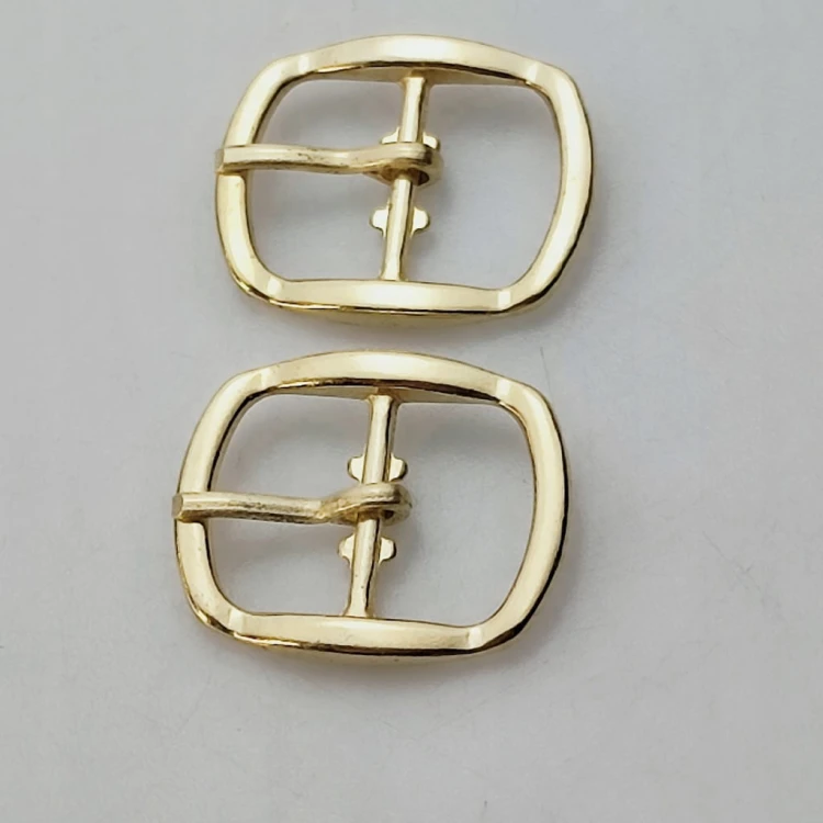 Klamerki sprzączki do butów 12 mm złoty 2 sztuki (17)