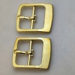 Klamerki sprzączki do butów paska 25 mm złoty (37)