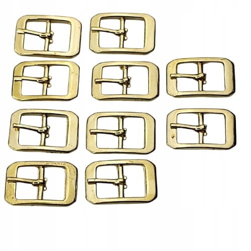 Klamerki klamerka Polskie sprzączki do butów 12 mm złoty 10 sztuk (45)