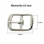 Klamerki klamerka Polskie sprzączki do butów 12 mm srebrny 100 sztuk (44)