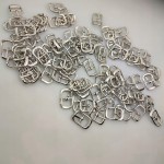 Klamerki Polskie sprzączki do butów 10 mm srebrny 100 sztuk (41)