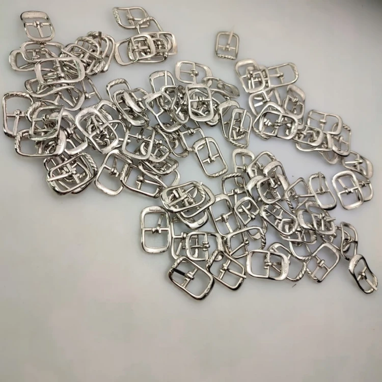 Klamerki Polskie sprzączki do butów 10 mm srebrny 100 sztuk (41)