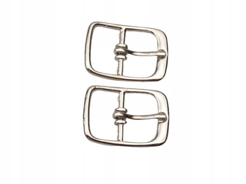 Klamerki sprzączki do butów paska 14 mm srebrny 2 szt (18)