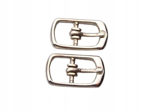Klamerki sprzączki do butów paska 8 mm srebrny 2 szt (1)