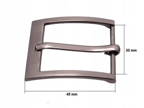 Klamra do paska do spodni 3 cm 30 mm czarny nikiel (27)