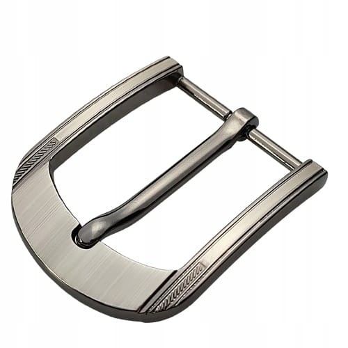 Klamra metalowa do paska do spodni 4 cm 40 mm czarny nikiel odlew (65)