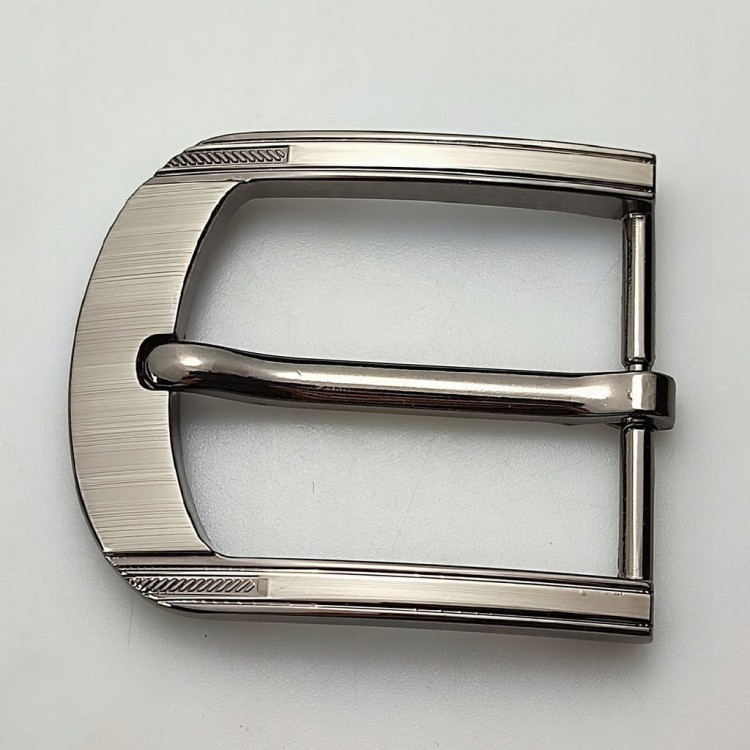 Klamra metalowa do paska do spodni 4 cm 40 mm czarny nikiel odlew (65)