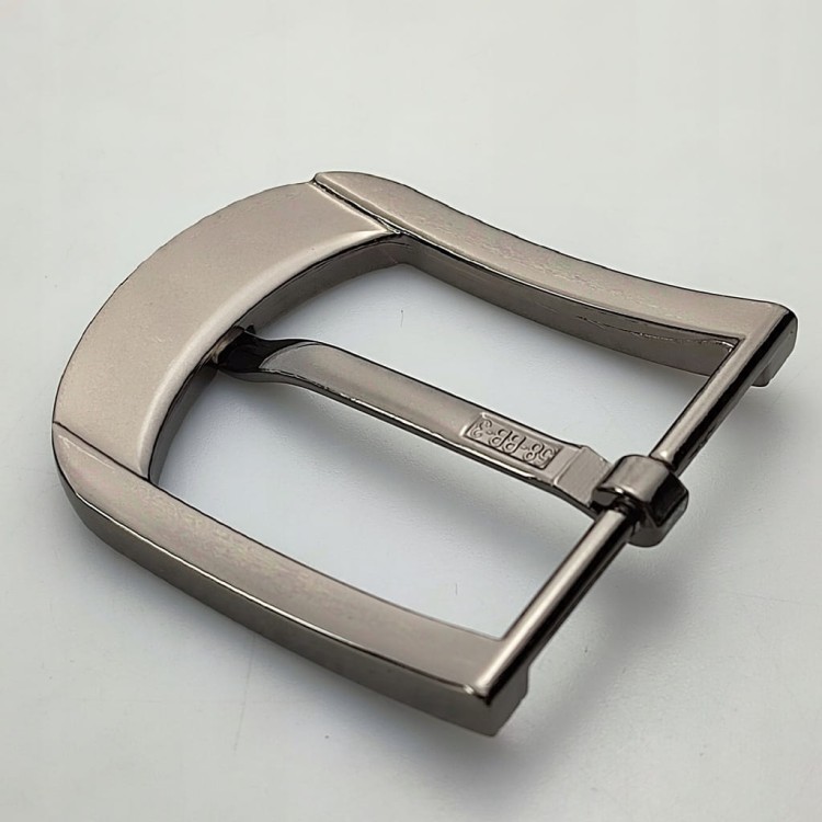 Klamra metalowa do paska do spodni 4 cm 40 mm czarny nikiel odlew (65)