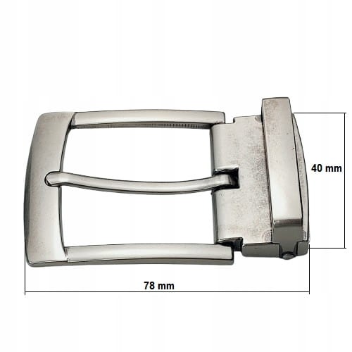 Klamra do paska do spodni 4 cm 40 mm nikiel (6A)