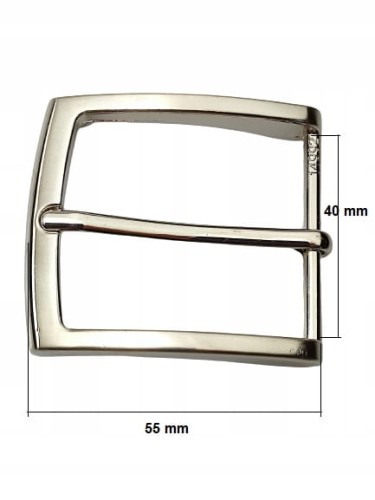 Klamra do paska do spodni 4 cm 40 mm srebrny (36)